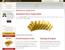 Tablet Screenshot of lingottini.net